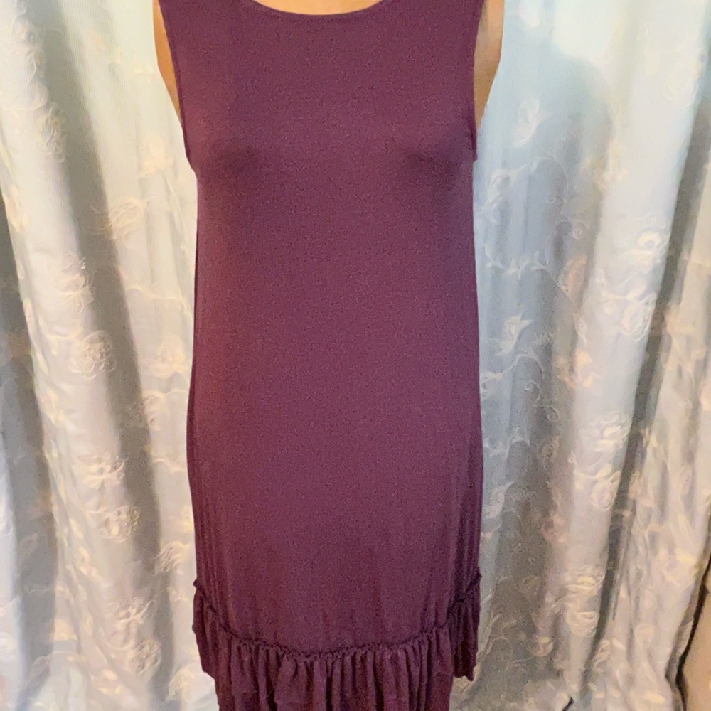 Zenana Outfitters plum tshirt dress.  USED